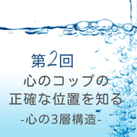 第2回　心のコップの正確な位置を知る—心の3層構造